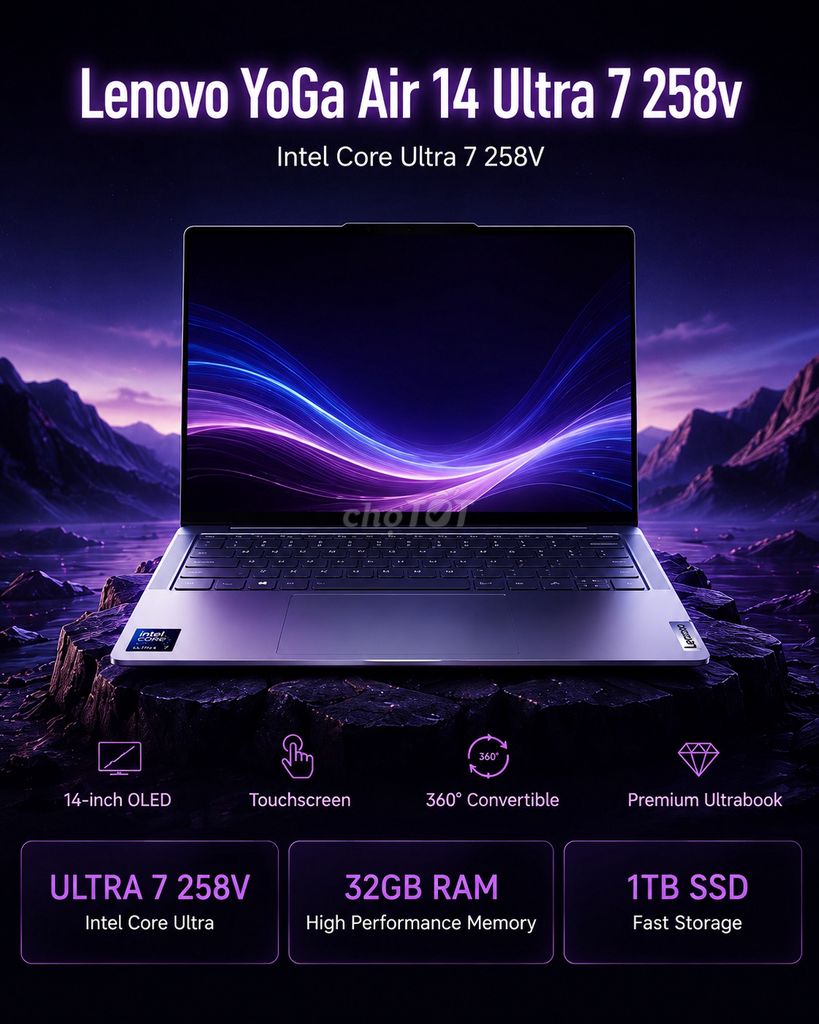 Yoga Air 14  (Yoga Slim 7) 2025  Ultra7 258V . Mua bán Laptop tại Quận 7 Tp Hồ Chí Minh được đăng bởi DiGiLap Gaming Phone hình 1