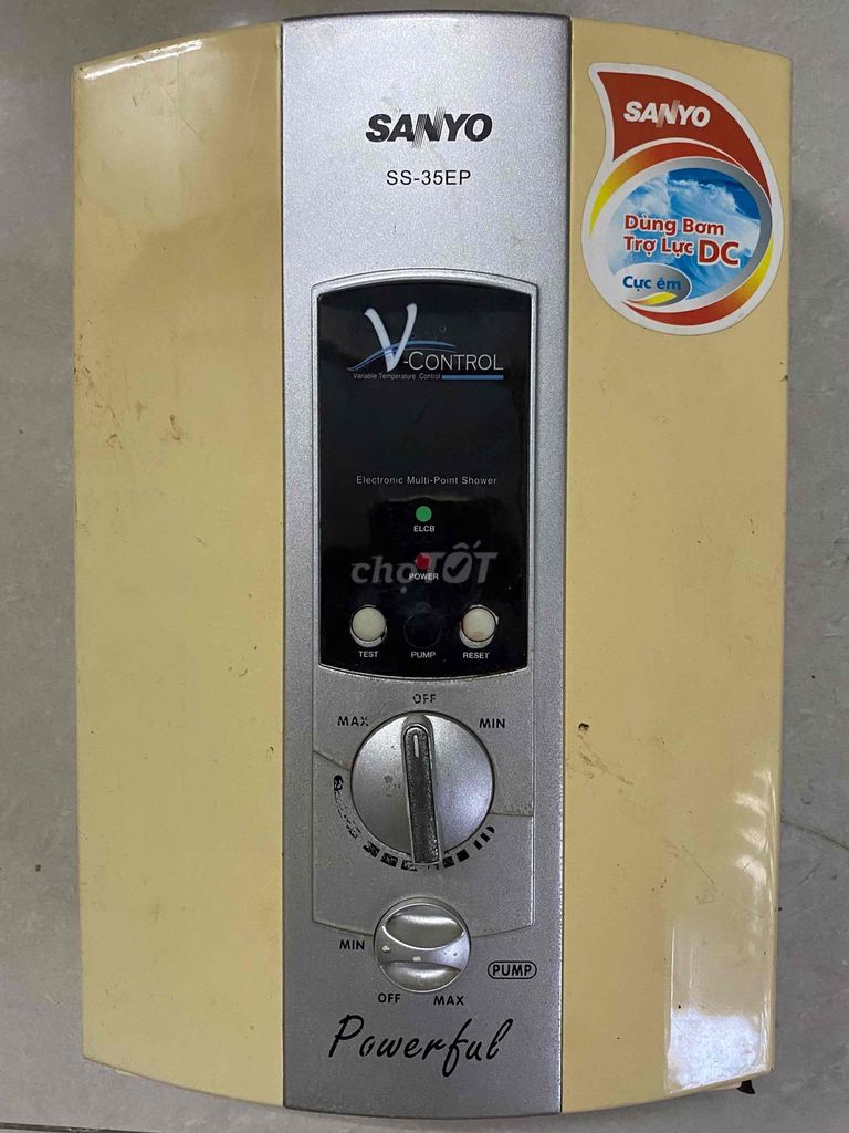 MÁY TẮM NƯỚC NÓNG SANYO SS - 35EP