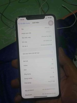 iphone XSM 64gb Lock phun chức năng có đổi. Mua bán Điện thoại tại Quận Ninh Kiều Cần Thơ được đăng bởi  iphone lock