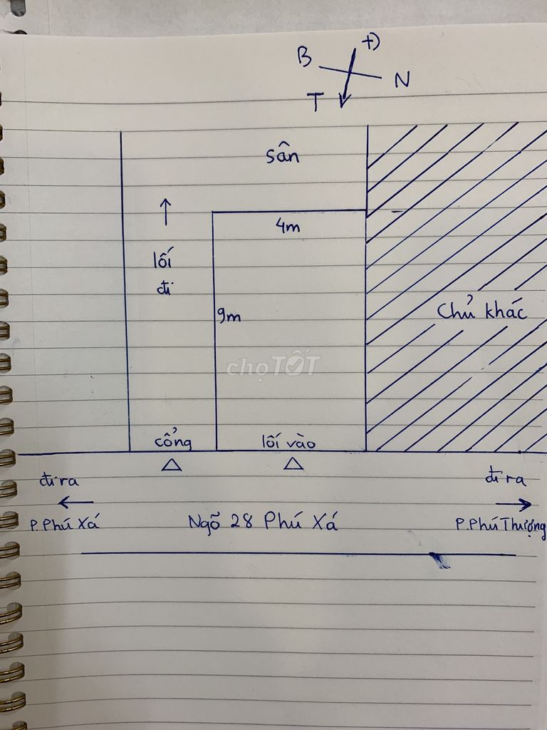 Bán đất phường Phú Thượng