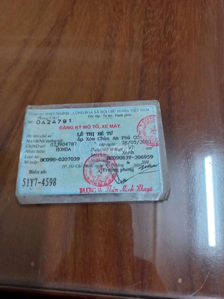 Honda Wave Alpha 2004 Xanh đen. Mua bán Xe máy tại Thành phố Thủ Dầu Một Bình Dương được đăng bởi Nam Huynh hình 8