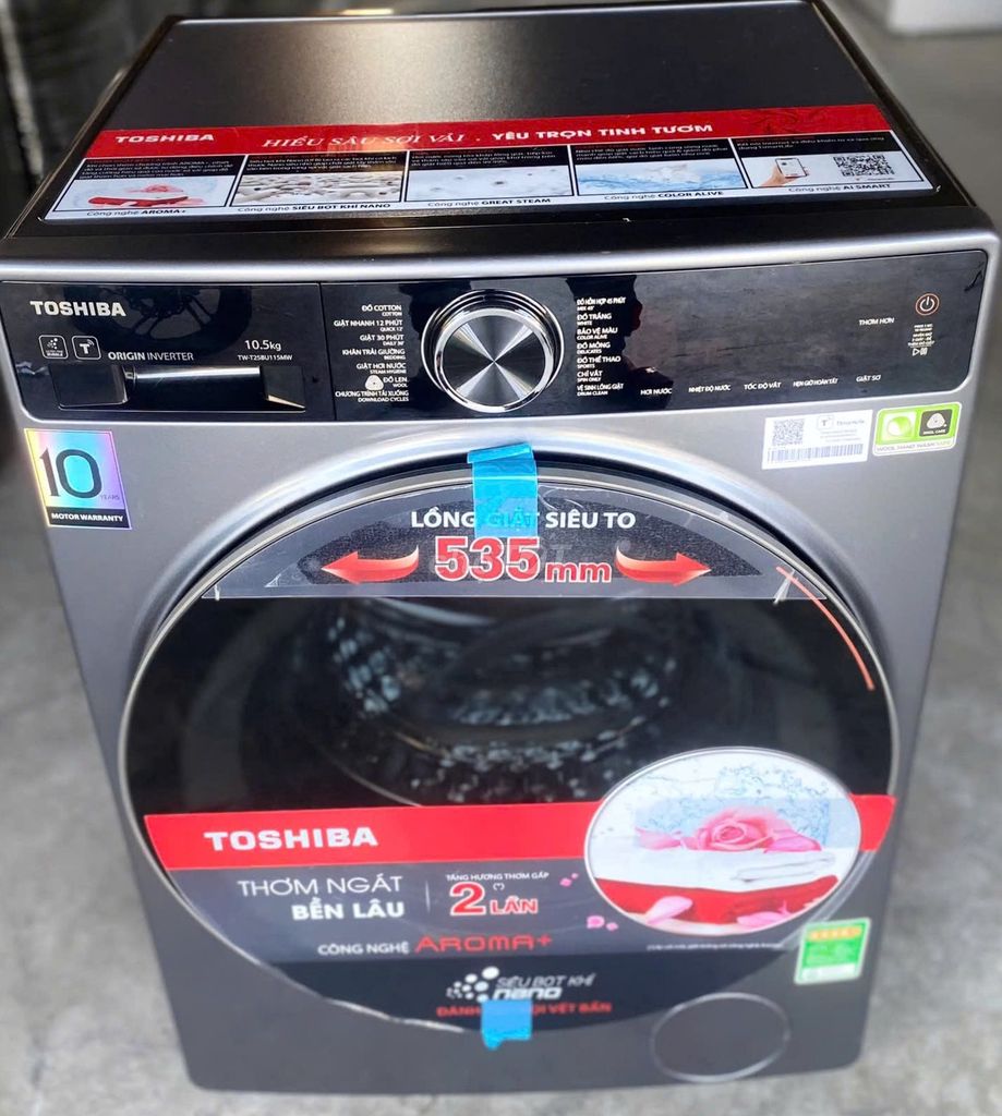 MÁY GIẶT TOSHIBA 10,5KG NEWSEAL 2024