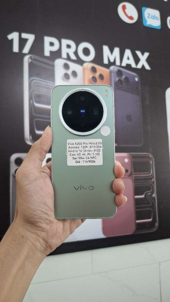 Vivo X200 Pro Mini 12GB/256GB. Mua bán Điện thoại tại Thành phố Thủ Dầu Một Bình Dương được đăng bởi TTMobileBD hình 1
