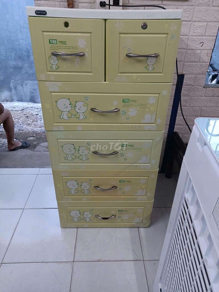 Tủ nhựa Duy Tân Tabi Cabinet Vàng nhạt. Mua bán Tủ, kệ gia đình tại Quận Cẩm Lệ Đà Nẵng được đăng bởi mai hình 1