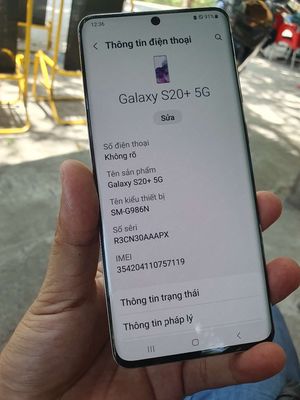 Samsung Galaxy S20 Plus 5G 12/256GB Xám