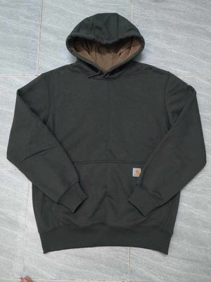 áo hoodie Carhartt Usa basic xanh xám rêu form M