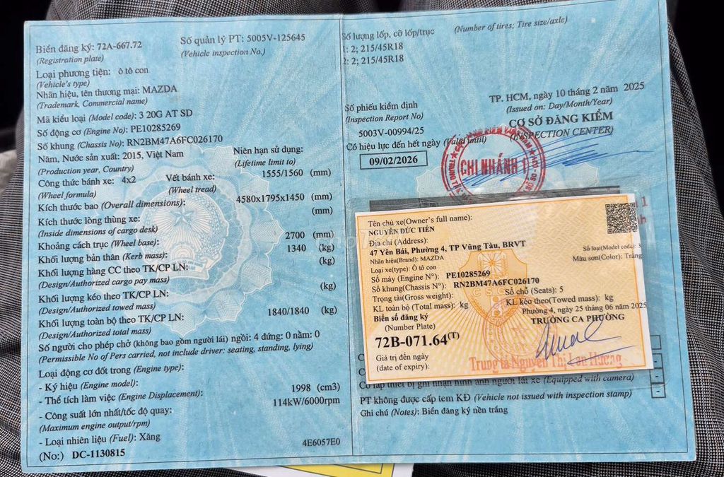 2016 2.0 AT Sedan - 90000 km. Mua bán Ô tô tại Thành phố Vũng Tàu Bà Rịa - Vũng Tàu được đăng bởi đưc tiên hình 8