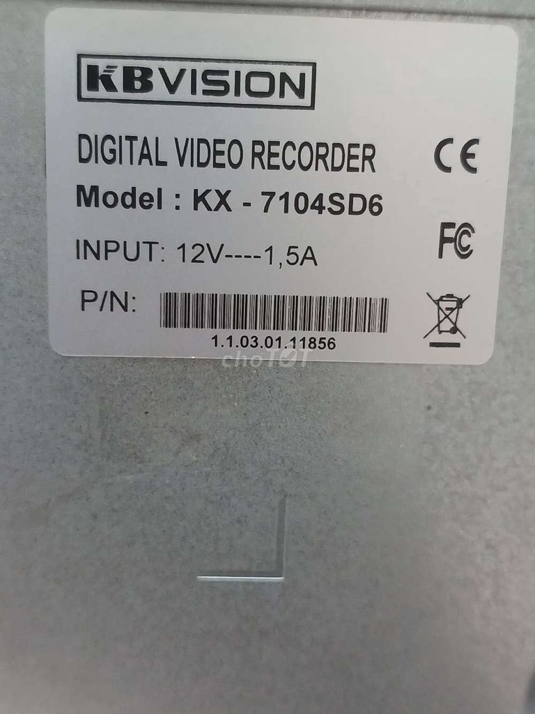 Đầu Ghi KBVISION 5 Kênh KX-7104SD6