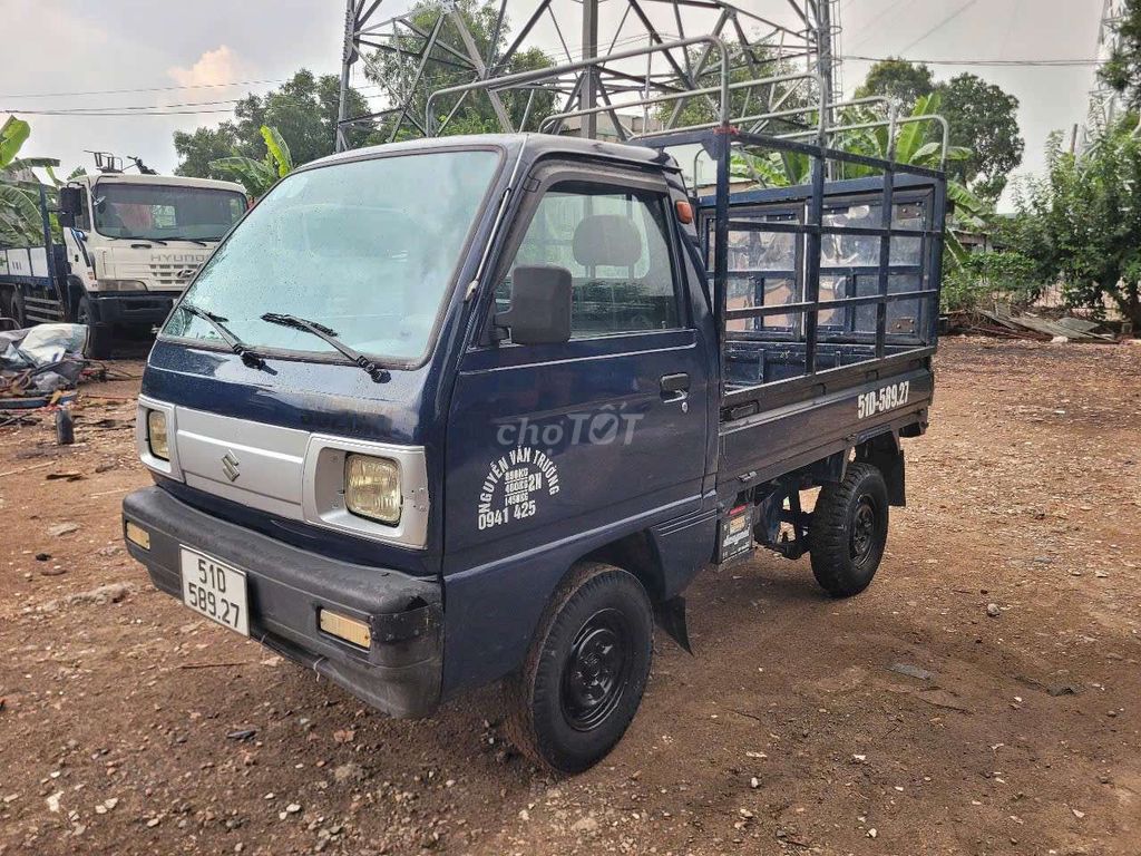 BÁN Gấp suzuki 480kg đời 2009 thùng bạt 1m9