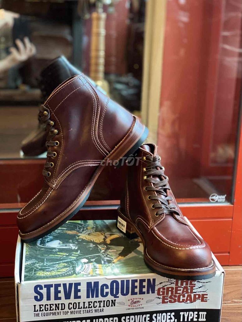 Giày boot nam da thật màu Nâu. Mua bán Giày dép tại Quận Hải Châu Đà Nẵng được đăng bởi Ngọc Hoà hình 1
