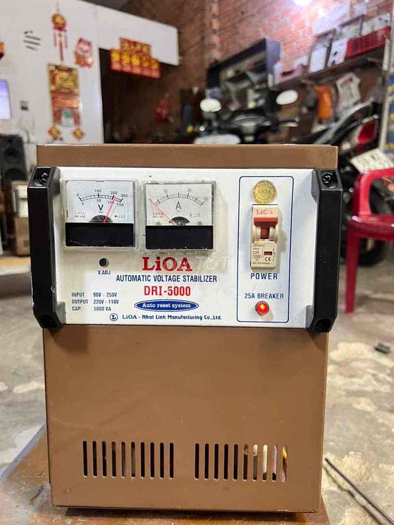 ổn áp Lioa 5kva dãi 90v-250v. dây đồng 100%