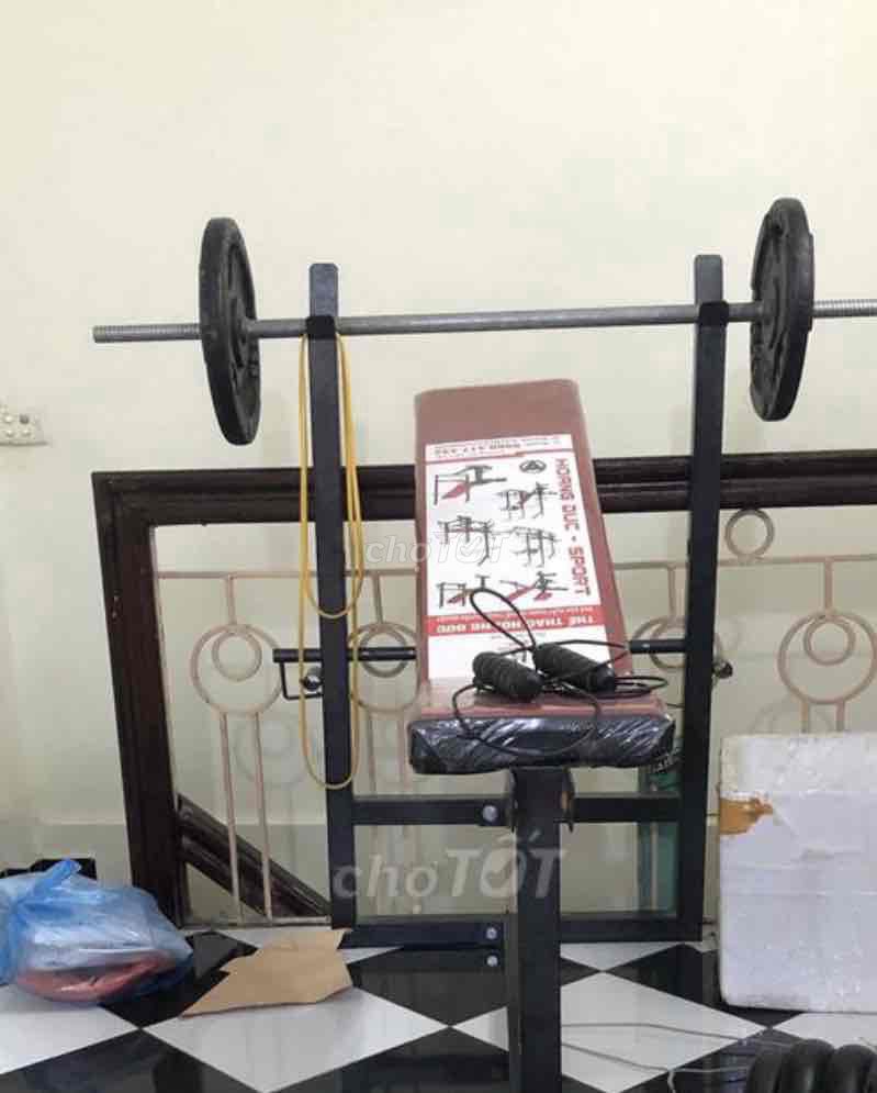 Bộ tạ ghế tập. Mua bán Đồ thể thao, Dã ngoại tại Quận Hoàn Kiếm Hà Nội được đăng bởi nguyễn phương thúy  hình 1
