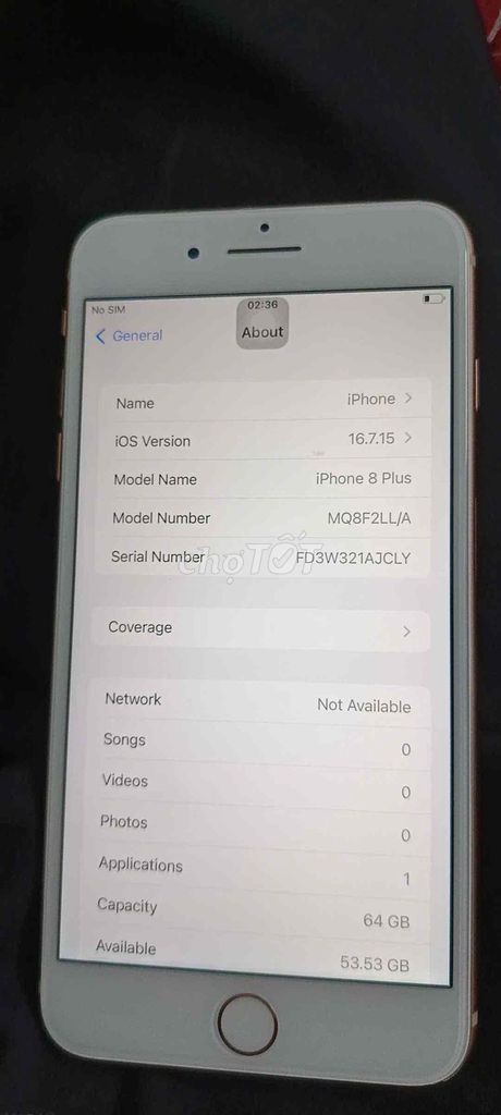 ip 8plus qte full cn không lỗi lầm, bao test. Mua bán Điện thoại tại Quận Hà Đông Hà Nội được đăng bởi Long Hihii hình 1
