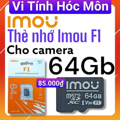 Thẻ nhớ microSD imou 64GB class 10, V30, tốc độ đ