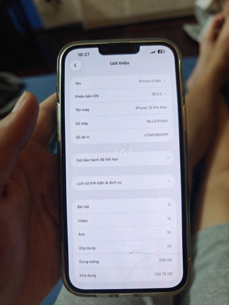 Apple iPhone 13 Pro Max 256GB Xanh Hỏng Face ID. Mua bán Điện thoại tại Quận Kiến An Hải Phòng được đăng bởi Trịnh Khôi Nguyên hình 1