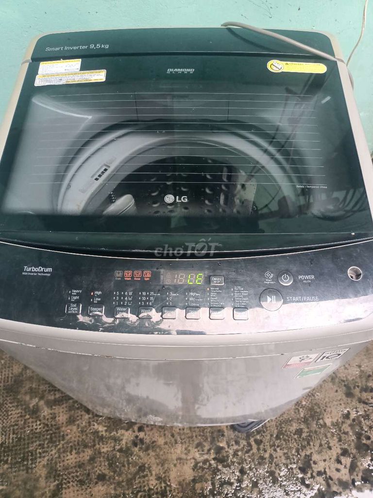 Máy giặt LG Smart Inverter 9.5kg Xám hỏng. Mua bán Máy giặt tại Quận Bình Tân Tp Hồ Chí Minh được đăng bởi Thanh Duong Huynh hình 1