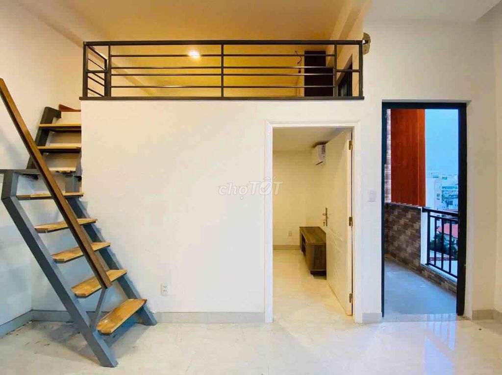 DUPLEX 2PN BAN CÔNG 30m2 FULL NỘI THẤT - CỬA VÂN TAY