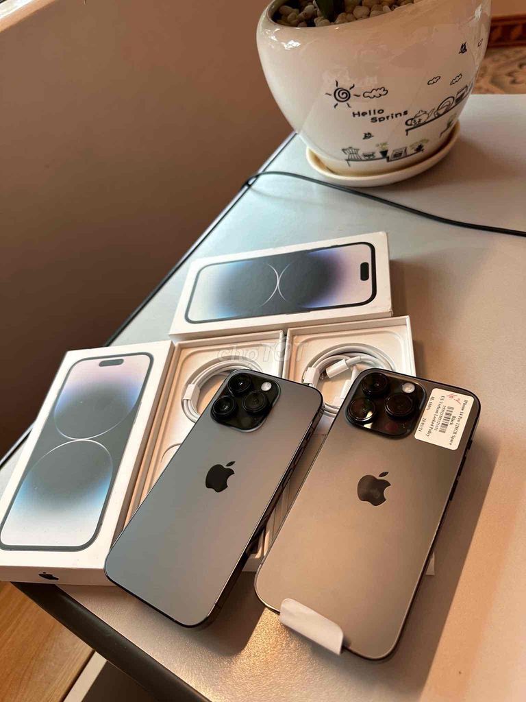 iPhone 14 Pro 128G 256G FULLBOX đen APPLE 05/2023. Mua bán Điện thoại tại Quận Thanh Xuân Hà Nội được đăng bởi Nguyễn Huy Dũng hình 1