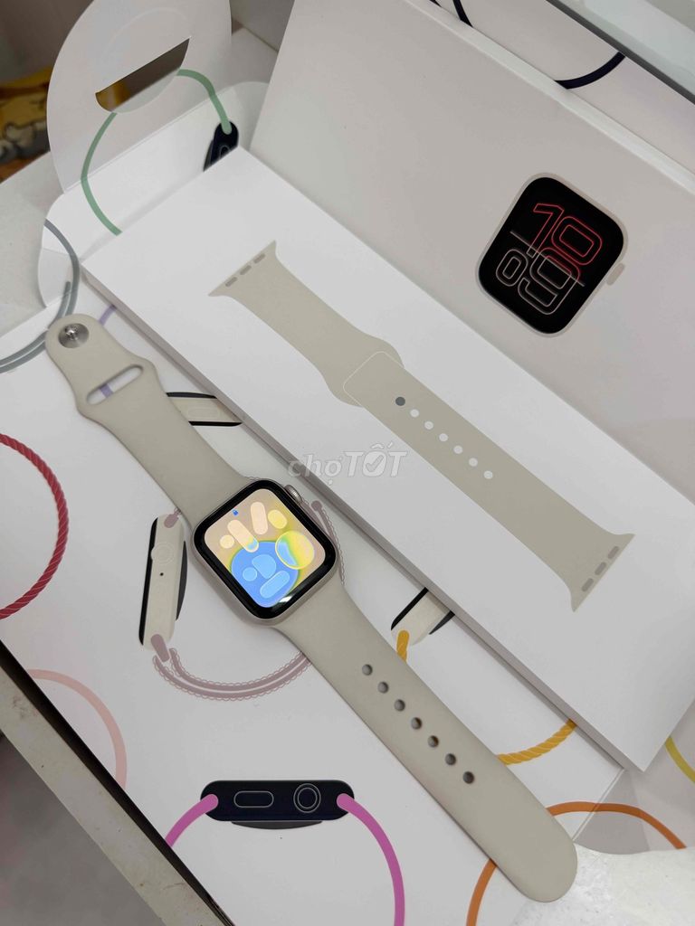 Apple Watch SE 3 Cellular + GPS Trắng Đã sử dụng. Mua bán Thiết bị đeo thông minh tại Quận 12 Tp Hồ Chí Minh được đăng bởi Dương Thị Cúc hình 1