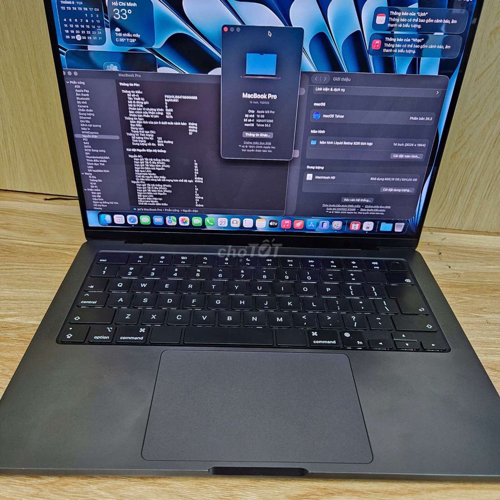 Apple MacBook Pro M3 Pro 18GB/1TB. Mua bán Laptop tại Quận Ba Đình Hà Nội được đăng bởi Minh Trang hình 1