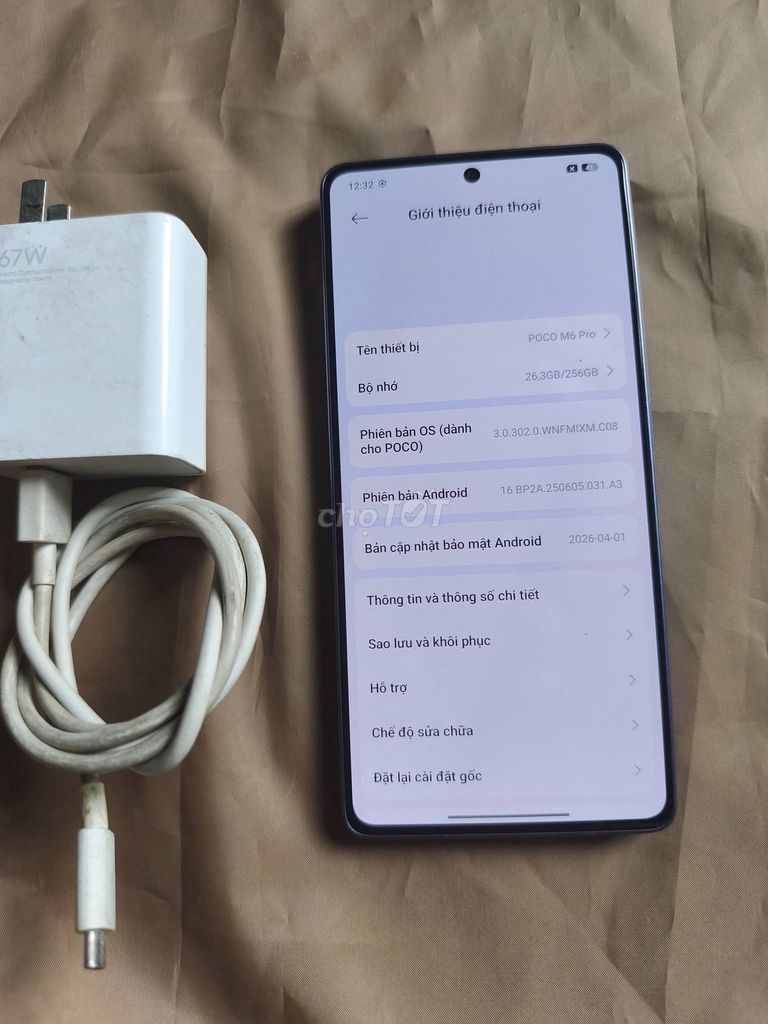 POCO M6 Pro 8GB/256GB Tím 67W. Mua bán Điện thoại tại Quận 5 Tp Hồ Chí Minh được đăng bởi Hội Đồ Điện Tử hình 1