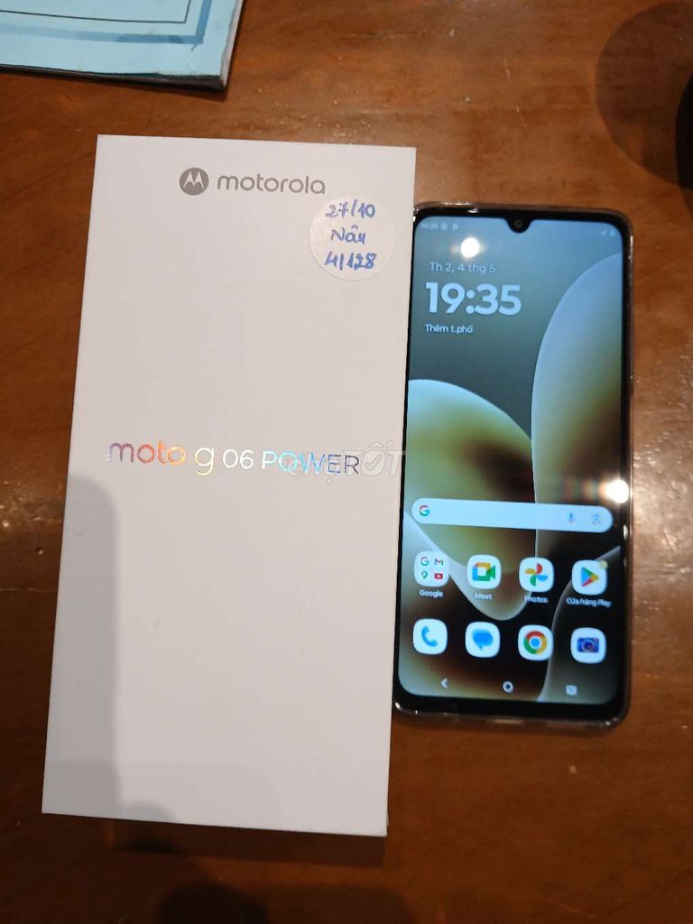 Motorola G06 Power Nâu Mới. Mua bán Điện thoại tại Huyện Long Điền Bà Rịa - Vũng Tàu được đăng bởi Lê Q Lâm  hình 1