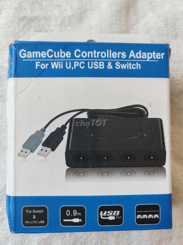 Bộ điều hợp 4 cổng game Cube..Controller  Nintendo