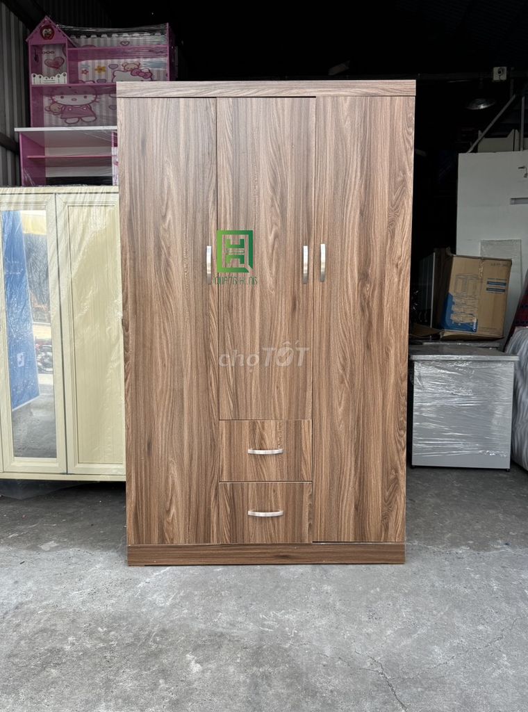 tủ quần áo gỗ giá rẻ- tủ quần áo gỗ mdf- tủ mdf. Mua bán Tủ, kệ gia đình tại Huyện Hóc Môn Tp Hồ Chí Minh được đăng bởi Nội Thất Quang Hùng TD hình 1