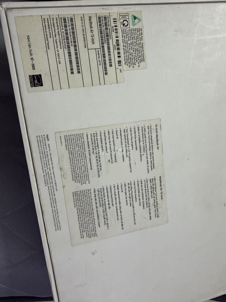 Apple MacBook Air 2020 Vàng đồng. Mua bán Laptop tại Thành phố Thủ Đức Tp Hồ Chí Minh được đăng bởi Giang hình 1