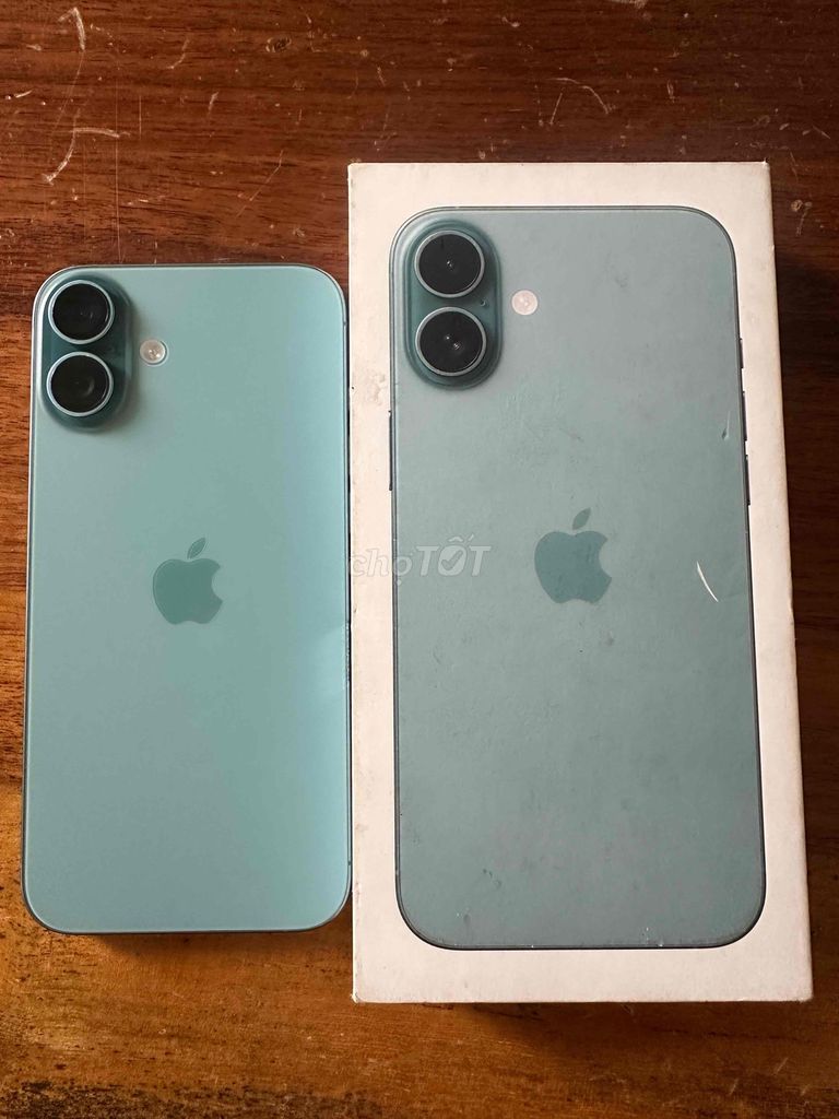 iPhone 16 Plus 128GB Xanh Đã sử dụng. Mua bán Điện thoại tại Thành phố Pleiku Gia Lai được đăng bởi Táo Khuyết hình 1