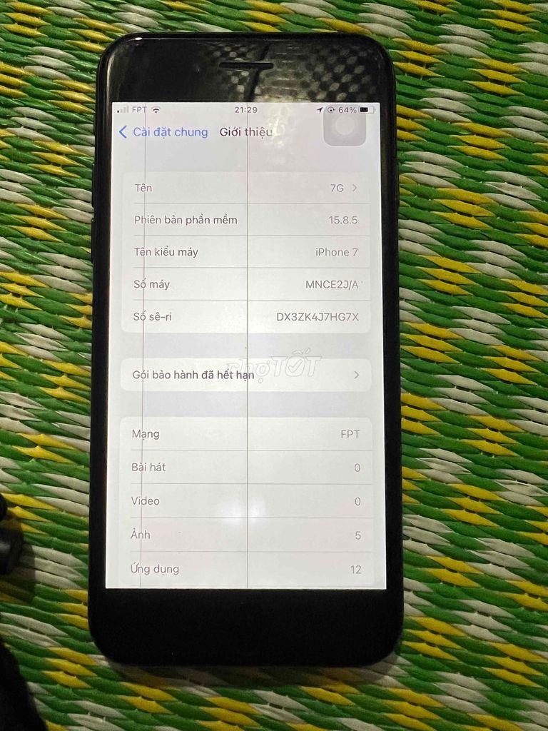 Iphone 7G Full chức năng. Mua bán Điện thoại tại Huyện Đông Anh Hà Nội được đăng bởi Ann Bùi Văn hình 1