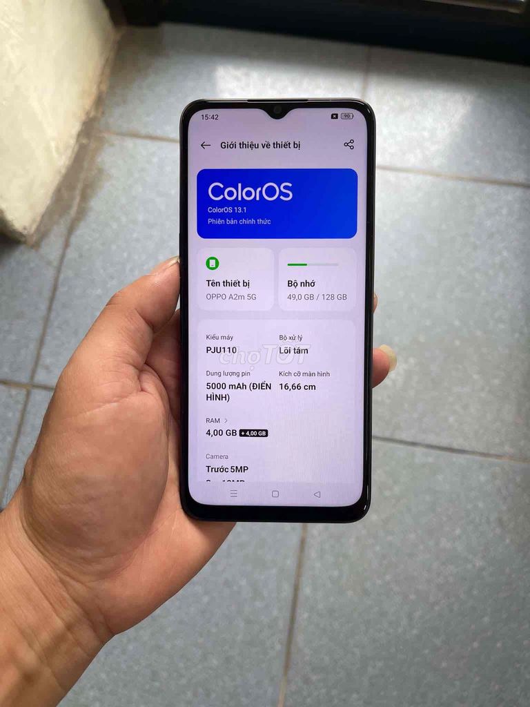 Oppo A2m A2x 5G 128GB Đen. Mua bán Điện thoại tại Quận Nam Từ Liêm Hà Nội được đăng bởi Bùi Thơm hình 1