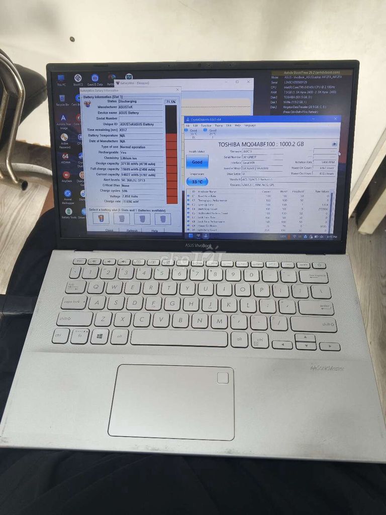 Asus Vivobook X412FA i3-8 8GB/1TB Bạc Like New. Mua bán Laptop tại Quận Gò Vấp Tp Hồ Chí Minh được đăng bởi Chí Hướng Group  hình 1