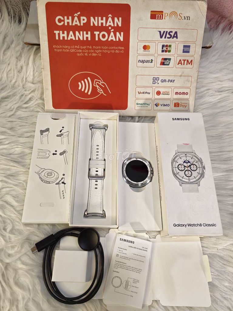 Samsung Watch 8 Classic 46mm Lte Vn bh 18/3/2027. Mua bán Thiết bị đeo thông minh tại Quận Tân Phú Tp Hồ Chí Minh được đăng bởi Phan Tấn SmartWatch hình 1