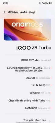 Z9 Turbo. Mua bán Điện thoại tại Thị xã Bình Long Bình Phước được đăng bởi Long