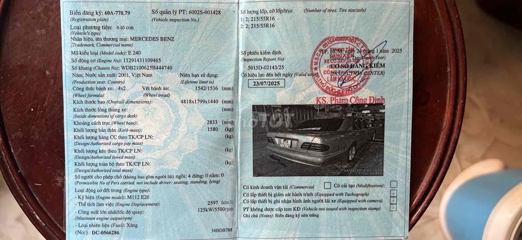cần bán xe mer e240 sx 201 còn zin chạy rất ngon. Mua bán Ô tô tại Thành phố Thủ Đức Tp Hồ Chí Minh được đăng bởi Hữu Phúc hình 2