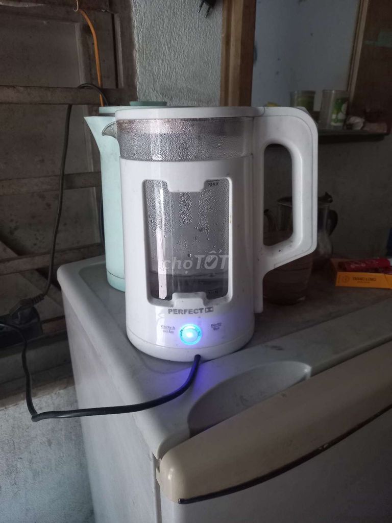 Ấm đun nước Perfect Thủy tinh Trắng. Mua bán Bếp, lò, đồ điện nhà bếp tại Quận Tân Phú Tp Hồ Chí Minh được đăng bởi nguyễn huấn  hình 1