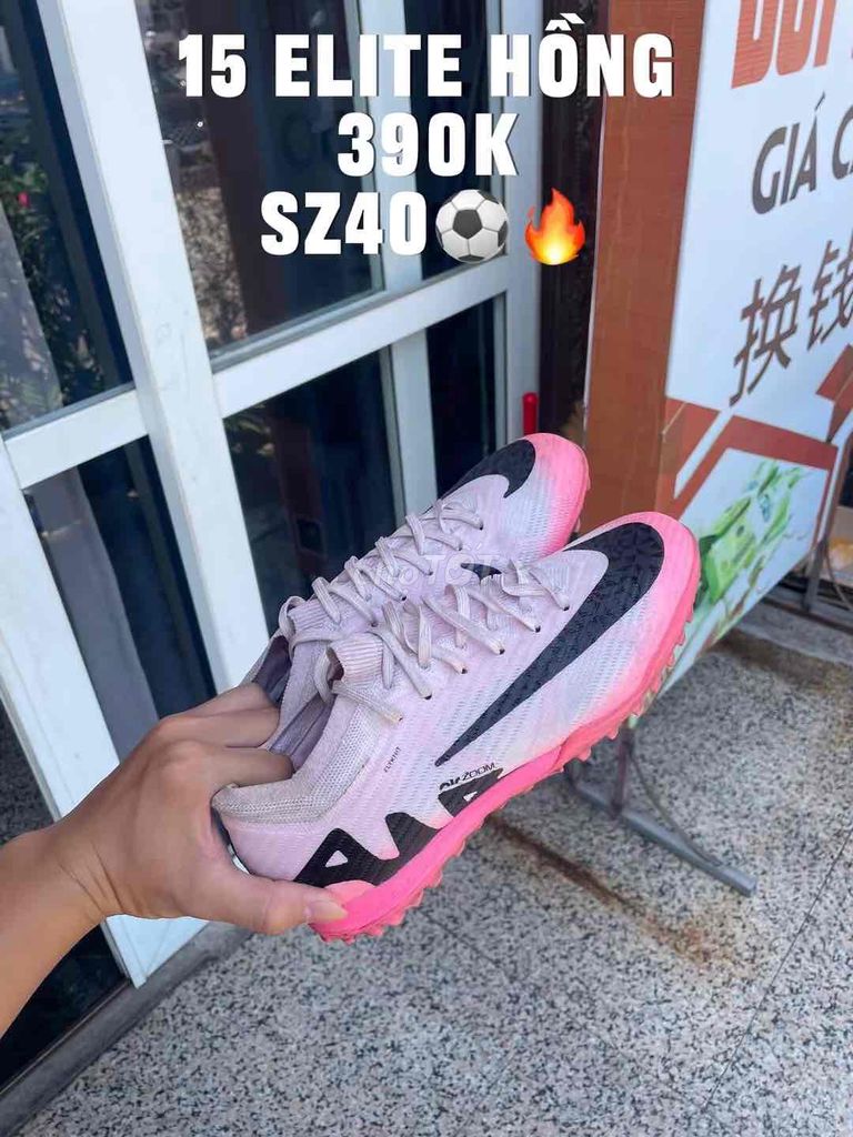 Giày đá bóng 15 Elite Nam size 40. Mua bán Đồ thể thao, Dã ngoại tại Thành phố Móng Cái Quảng Ninh được đăng bởi hưng dz hình 1