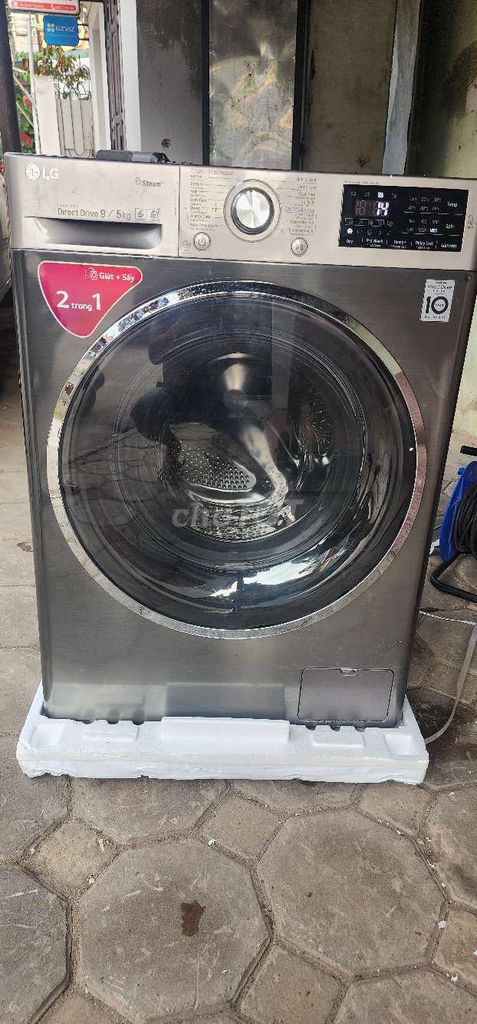 Máy giặt sấy LG 9kg Xám. Mua bán Máy giặt tại Huyện Thanh Trì Hà Nội được đăng bởi Điện Máy hình 1