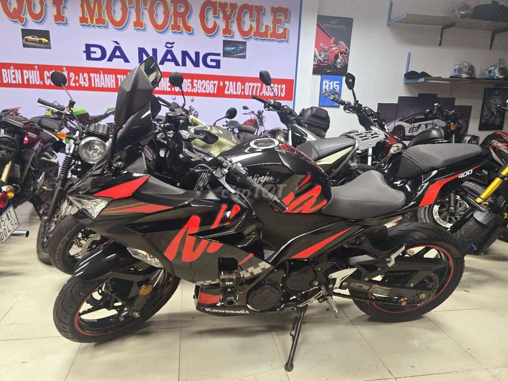 Kawasaki Ninja400 biển43 nguyên zin100% lên đồ đẹp. Mua bán Xe máy tại Quận Thanh Khê Đà Nẵng được đăng bởi Quý Moto Cycle 21 điện biên phủ Đà Nẵng hình 6