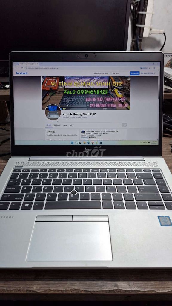 Laptop Hp elitebook i7/8/256. Mua bán Laptop tại Quận 12 Tp Hồ Chí Minh được đăng bởi Vi tính Quang Vinh Q12 hình 1
