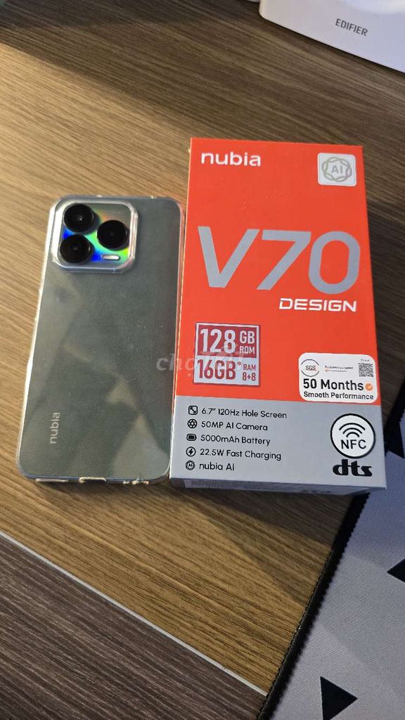 Nubia V70 Design 8GB/128GB Xám. Mua bán Điện thoại tại Huyện Mù Căng Chải Yên Bái được đăng bởi Bùi Tuấn Anh hình 1