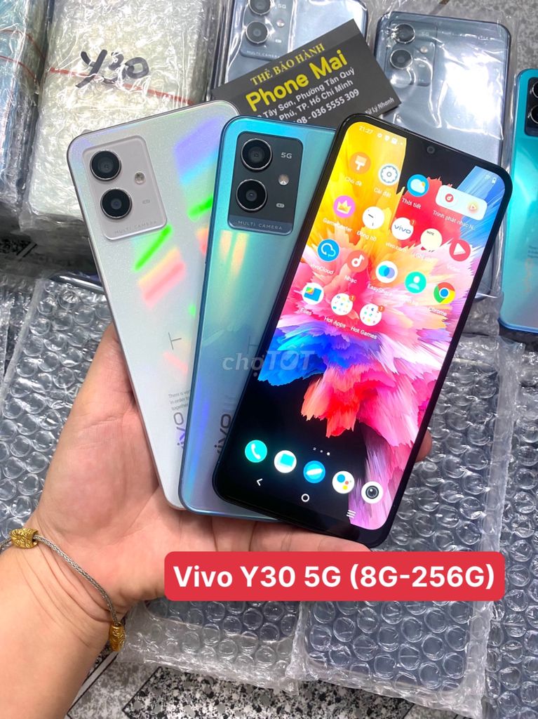 Điện thoại Vivo Y30 5G (8GB- 256GB) pin 5000mah