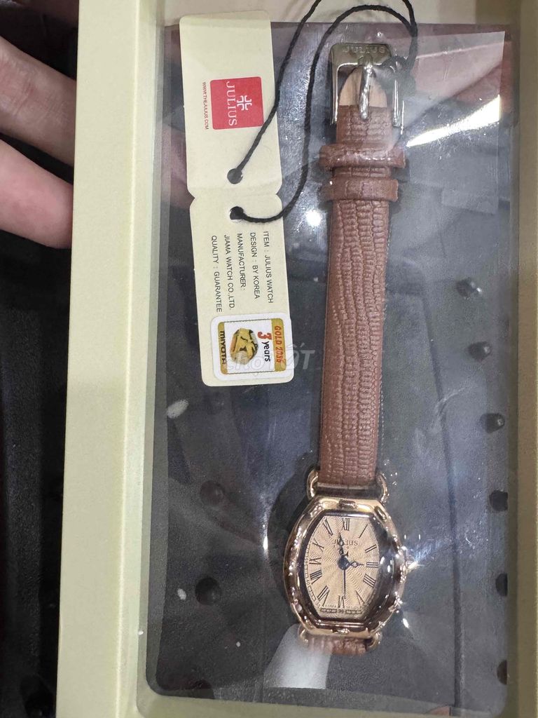 Đồng hồ Julius Nữ Dây da Nâu Hàn Quốc. Mua bán Đồng hồ tại Quận 11 Tp Hồ Chí Minh được đăng bởi Mỳ  hình 1