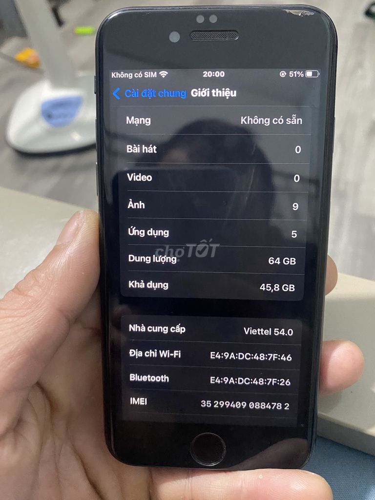 Apple iPhone 8 64GB Đen. Mua bán Điện thoại tại Thành phố Dĩ An Bình Dương được đăng bởi Vi Du hình 1