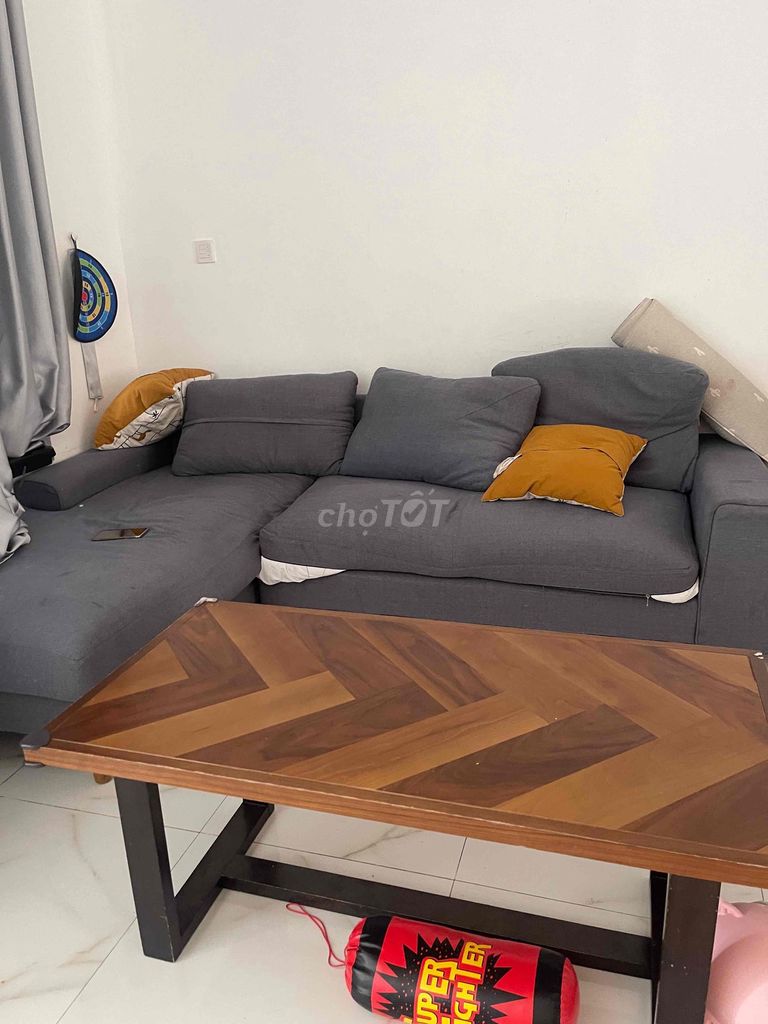 Sofa Vải Xám Phong Cách Hiện Đại. Mua bán Bàn ghế tại Thành phố Thủ Đức Tp Hồ Chí Minh được đăng bởi Le Ngoc hình 1