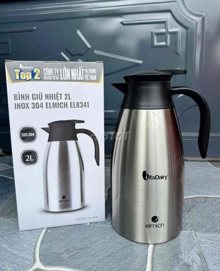Bình giữ nhiệt Elmich 2 lít. Mua bán Dụng cụ nhà bếp tại Thành phố Huế Thừa Thiên Huế được đăng bởi võ thị bích hà hình 1