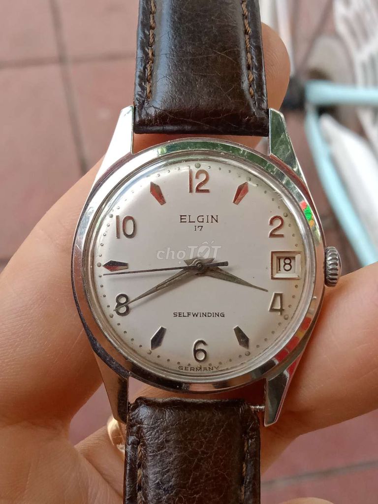 Đồng hồ cơ Elgin 33mm Thép. Mua bán Đồng hồ tại Thành phố Thái Bình Thái Bình được đăng bởi Phạm Thu hình 1