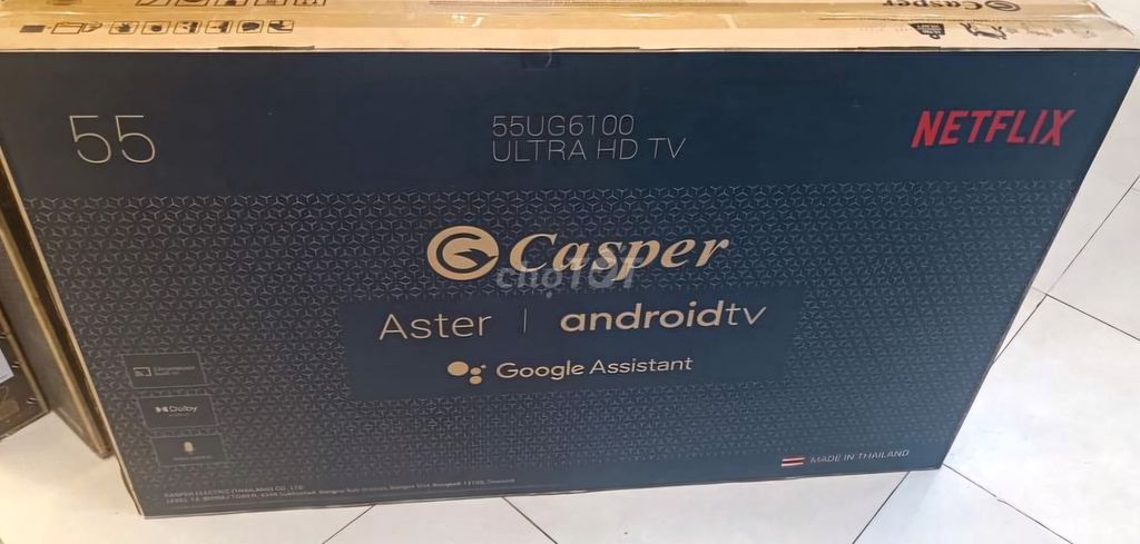 TV 4K Casper 55UG6100 55in 4K Android TV BH 9/2024