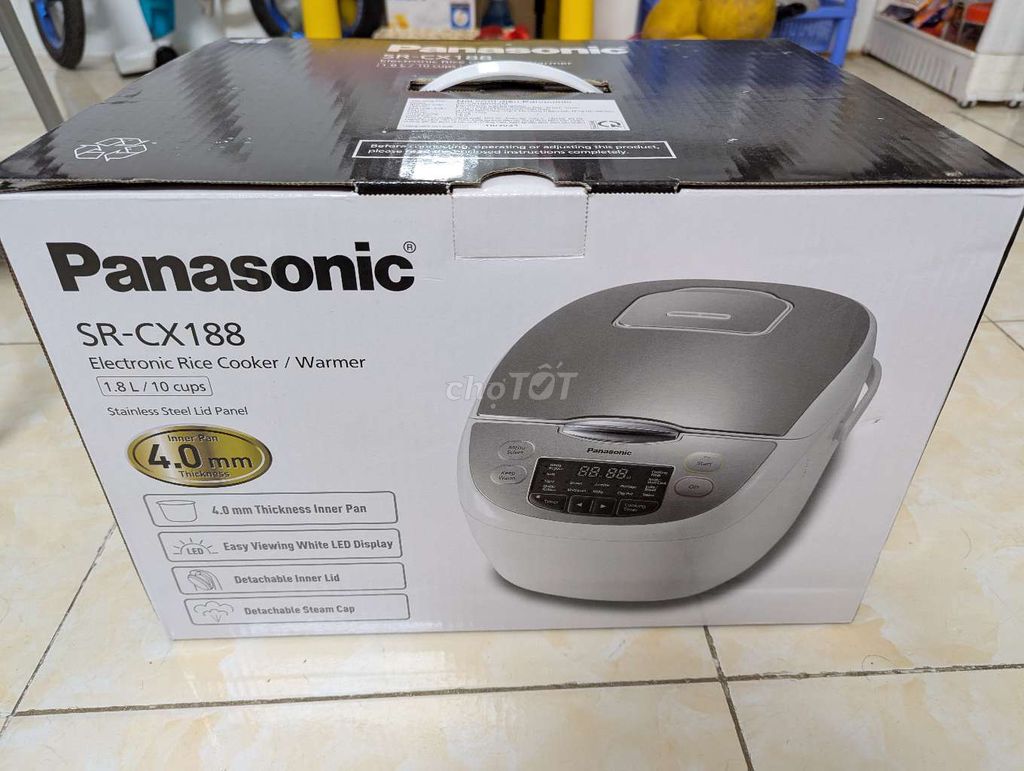 Nồi cơm điện Panasonic SR-CX188SRAM 1.8L